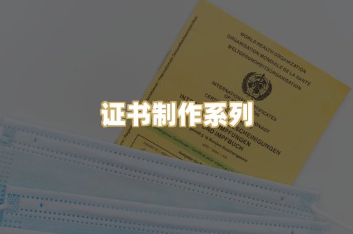 证书制作系列